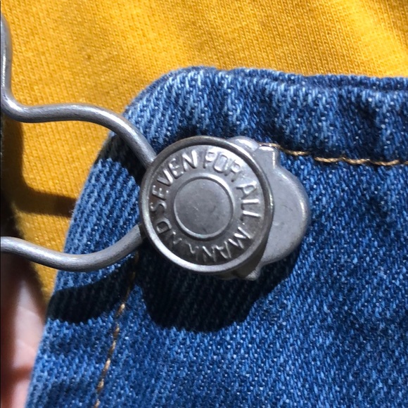 NWT 7 For All Mankind Denim Jean Dress 2 Piece Set - Picture 6 of 7